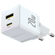 Мережевий зарядний пристрій Baseus Palm Fast Charger 20 W для смартфонів і планшетів із двома портами USB Type-C і USB-A - зображення 1