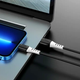 Кабель Hoco X82 iP USB-A to Lightning для заряджання та передавання даних чорний 2 4 A 1 м силіконовий - зображення 6
