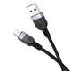 Кабель Hoco X109 Micro USB для заряджання та передавання даних силіконовий чорний 1 метр 2.4 А - зображення 1