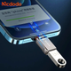 Адаптер McDodo OTG USB-A 3.0 к Lightning для зарядки и передачи данных алюминиевый сплав черный 5В-3А - изображение 7