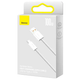Кабель Baseus Dynamic Series USB Type-C 100W для быстрой зарядки и передачи данных 1м белый - изображение 3