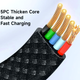 Кабель McDodo Type-C Lightning с LED дисплеем для быстрой зарядки и передачи данных 1.2м черный - изображение 8