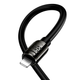 Кабель Hoco U143 Joy Type-C to Lightning для швидкого заряджання iPhone і передавання даних 27W чорний - зображення 6