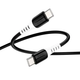 Кабель Hoco X82 Lightning Type-C для быстрой зарядки и передачи данных черный 20 Вт 1 м 3 А - изображение 9