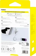 Кабель Baseus Silky Series USB Lightning 2.4A для быстрой зарядки и передачи данных 1м белый - изображение 4