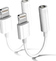 Адаптер Apple 3.5mm to Lightning переходник для подключения наушников к iPhone и устройствам с Lightning - зображення 10