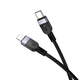 Кабель Hoco X109 Energy PD силиконовый для зарядки и передачи данных iPhone iPad 27 Вт 1 м черный - изображение 1