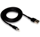 Кабель XO microUSB 3A черный для быстрой зарядки смартфонов и планшетов 1 метр с LED-индикатором - изображение 2