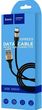 Кабель Hoco X26 Micro USB для быстрой зарядки и передачи данных черный с золотым 1 метр 2A - изображение 6