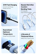 Кабель Baseus Silky Series Type-C to Lightning 20W для быстрой зарядки и передачи данных 2 метра черный - изображение 8