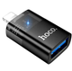 Адаптер Hoco UA36 Lightning to USB для подключения флешек и периферии к iPhone iPad без компьютера - изображение 1
