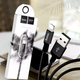 Кабель Hoco X14 Lightning для швидкого заряджання та синхронізації пристроїв з USB довжина 2 метри чорний - зображення 4
