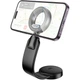 Автодержатель HOCO H71 Totem Ring magnetic (center console) (Black metal gray) (257299) - изображение 4