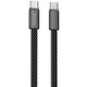 Дата кабель HOCO X125 Exceso Type-C to Type-C 60W (1m) (Black) (257324) - зображення 1