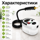 Паровий очищувач 2500 Вт з температурою пари 105 °C тиском 3 бар та 8 насадками для очищення кухні ванної меблів скла і автомобіля - зображення 3