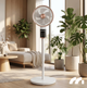Вентилятор підлоговий MalTec Airly3000WH-PRO 60 Вт з 3D осциляцією пультами таймером та ароматерапією 114856 - изображение 3