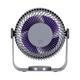 ARDESTO Вентилятор OneBreeze FT-M55GR настільний/настінний, 14см, акумулятор, USB-A Type-C, сірий - изображение 8