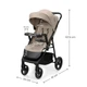 Прогулянкова коляска Kinderkraft Trig 3 Tray Beige (KSTRIG03BEG000T) - зображення 2