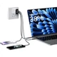 Зарядное устройство Mryc 65 Вт GaN Type-C для ноутбуков Lenovo ThinkPad и Xiaoxin, с кабелем, белое - изображение 1