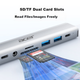 Док-станція Acer Type-C 9-в-1 USB-концентратор з портом Ethernet та зчитувачем карт SD/TF, адаптер-конвертер для ноутбука MacBook Huawei - зображення 7