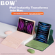 Чехол BOW HC038 для iPad 10.9/11 дюймов и iPad Air 4/5 магнитный с держателем, розовый - изображение 5