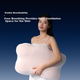 Подушка для глубокого сна Mercury Home Textiles Deep Sleep Pillow Pro 3.0 из эргономичной пены с эффектом памяти, для поддержки шейного отдела позвоночника у взрослых, в форме бабочки, высотой 10 см. - изображение 7