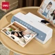Ламінатор для фотографій Deli Laminator формату A4 для домашнього та офісного використання, ламінатор для зображень, ламінатор для плівки, ламінаційний прес з ламінувальними пакетами, не вакуумний пакувальний апарат, синій - изображение 6