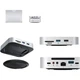 Док-станция ORICO MiniLink-M410P для Mac mini M4 с отсеком для SSD M.2 NVMe, подставка - изображение 1