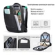 Дорожный рюкзак Mark Ryden MR9668SJ для ноутбука 15.6" и планшета с USB-портом и защитой от влаги (Черный) - изображение 10