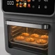 Мультипечь Top Kitchen, 4200 Вт, 12 л, аэрогриль с большой чашей, электрическая фритюрница, аэрогриль для семьи, серая - изображение 5