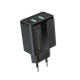 Сетевое зарядное устройство Grand-X (2xUSB 2.1A) Black (CH-15B) - изображение 1