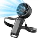 Вентилятор ручной DiveBlues Turbo Fan Pro с аккумулятором 3600mAh, дисплеем и 100 скоростями White-Green - изображение 10