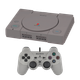 Набор Консоль Sony PlayStation 1 Chip Grey Б/У + Геймпад Проводной DualShock - изображение 1