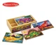Набор из 4 пазлов в коробке "Динозавры" MelissaandDoug MD3791, 15х20 см - изображение 3