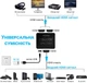 Двопортовий HDMI сплітер на 2 виходи Addap HVS-07, активний відео розгалужувач, 4К - изображение 5