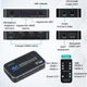 HDMI Комутатор | світч на 4 порти Addap HVS-04, чотиринаправлений відео перемикач 4К, з підтримкою ARC, Black - изображение 6
