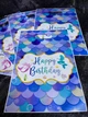 Подарочный пакет "Русалочка Happy Birthday" 25*16,5см - изображение 3