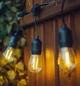 Садовая гирлянда 10 м с 10 LED-лампами E27 теплого белого света IP44 черная - изображение 14