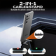 Адаптер перехідник USB Type-C на Type-C 240W зі складаною підставкою black - зображення 6