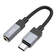 Кабель Aux Hoco UPA32C Type-C (Male) to Aux 3.5mm (Female) 15cm - зображення 1