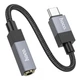 Кабель Aux Hoco UPA32C Type-C (Male) to Aux 3.5mm (Female) 15cm - зображення 4