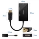 Адаптер / розгалужувач з DisplayPort на HDMI/VGA/DVI порти Addap DPA-01Mix | Перехідник 3в1 для передачі відеосигналу, FullHD - изображение 8