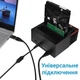 Док-станція для жорстких дисків з картрідером Addap WLX-893U | Зовнішня кишеня SATA + IDE 2,5"/3,5" - изображение 7