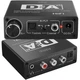 Конвертер звукового сигналу Addap DAC-02, ЦАП-перетворювач аудіо з Toslink (SPDIF) та коаксіального на RCA + mini Jack + SPDIF + - зображення 1