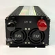 Инвертор преобразователь напряжения 12V-220V 7000 Вт Wimpex, автомобильный инвертор с USB выходом и цифровым индикатором напряжения для ноутбуков, освещения, аудио- и видеотехники, WX-7000W - изображение 3