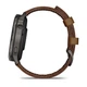 Смарт-годинник Garmin Venu 4 45 mm Slate with Brown Leather Band (010-03014-03) - зображення 3