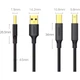 Кабель Ugreen US135 USB-A to USB-B 3m (10351) [171849] - зображення 5