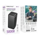 Павербанк BOROFONE BJ80C 50000mAh 22.5W PD QC з USB Type C LED індикатором чорний - зображення 6