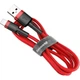 Кабель Baseus Cafule Lightning to USB-А 2m Red (CALKLF-C09) [169523] - изображение 3