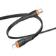 Кабель BOROFONE BX118 Esplendido PD charging data cable iP Black - зображення 2